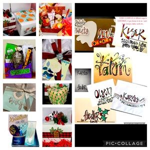 ASK me about CUSTOM CURATED GIFTS etc!